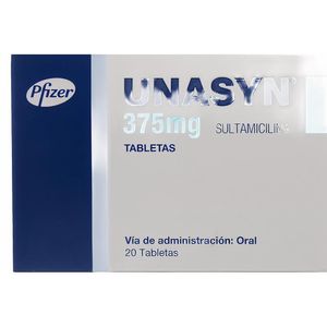 Unasyn (Sultamicilina) 375Mg X 20 Tabletas