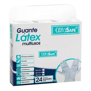 Guante Examen Alfa Latex 24 Uds M