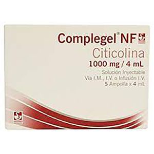 Complegel Nf 1000Mg (Citicolina) 4Ml 5 Amp Ag