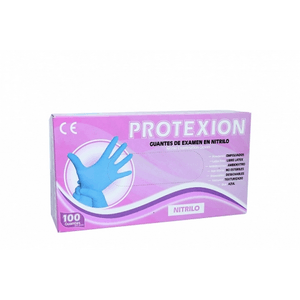 Guante Examen Nitrilo Protex T.M