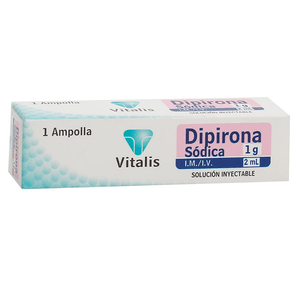Dipirona 1G/2Ml 1 Ampolla Vt