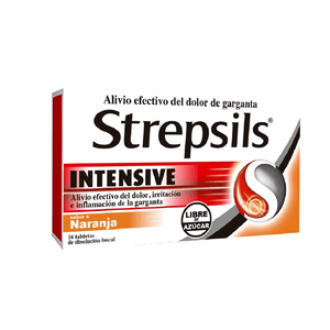 Strepsils Intens.Naranja S/A (Flurbiprofeno) 16 Tab