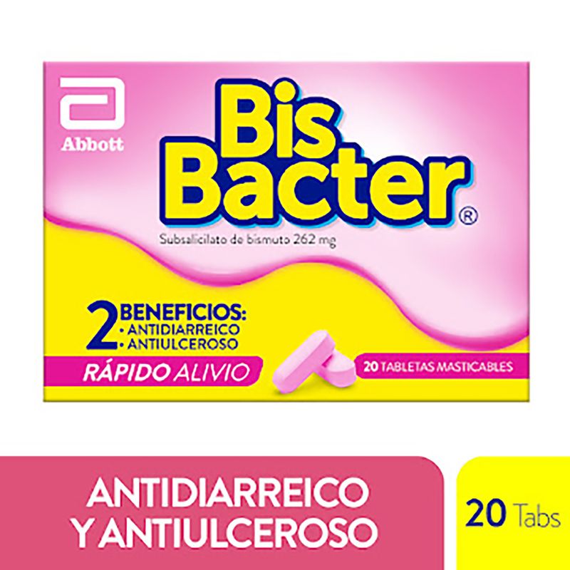 Bisbacter--Bismuto--X-20-Tab-Abbott-