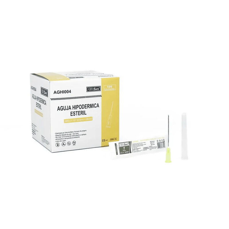 Aguja-Hipodermica-Alfa-20Gx1-1-2-100-Und