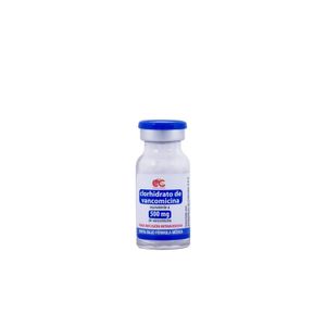 Clohidrato De Vancomicina 500 Mg X 25 Und