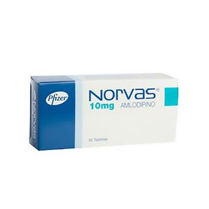 Norvas (Amlodipino) 10Mg X 30Tab Pf
