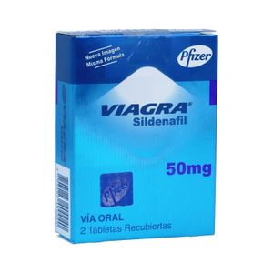 Viagra (Sildenafil) 50 Mg 2 Tabletas