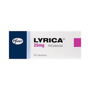 Lyrica (Pregabalina) 25Mg X 30Cap.Pf