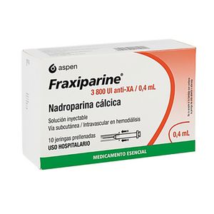Fraxiparine 3.800 (Nadroparina) 0.4Ml X 10 Und.Aspen