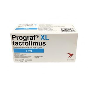 Prograf Tacrolimus 1 Mg Cap X 50 Cap Astellas