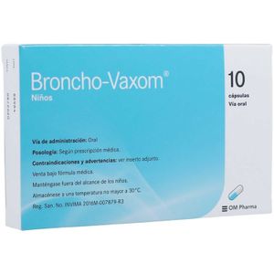 Broncho-Vaxom Ninos (Lisa-Bacter)S X 10Cap.Qd