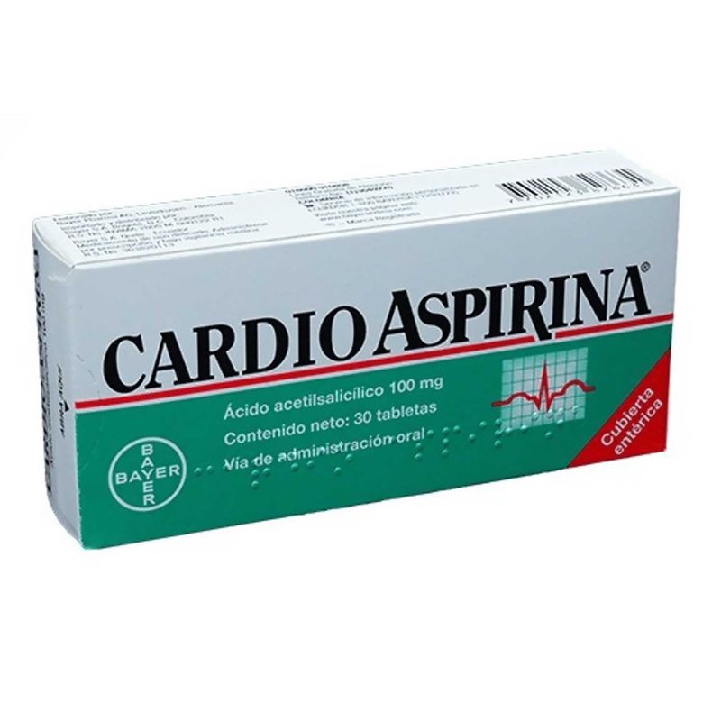 Cardioaspirina--A.Acetil--100Mg-X-30Tab.By