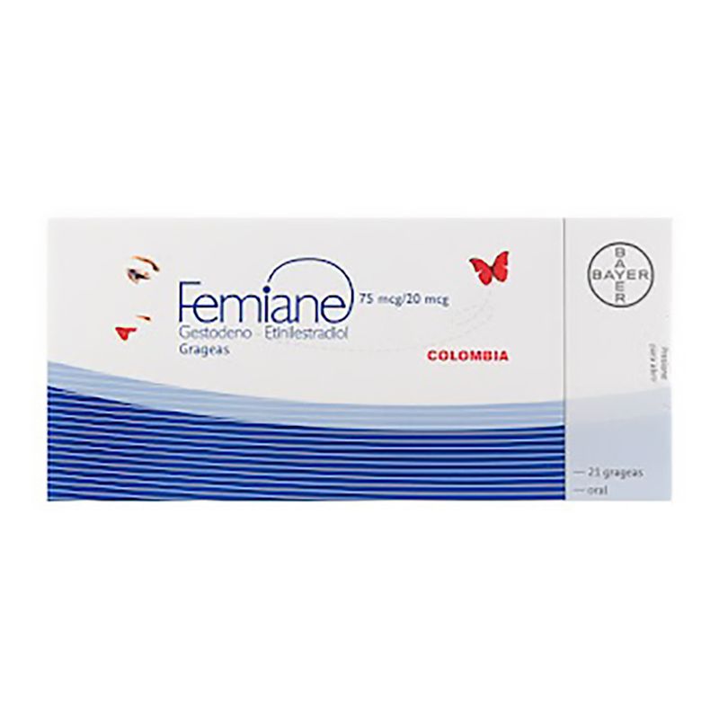 Femiane-75-20Mcg--Gesto-Etinil-X-21Grageas.By