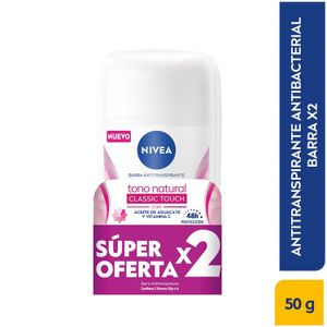 2 Dte.Nivea Barra Aclarado Natural X 50 G