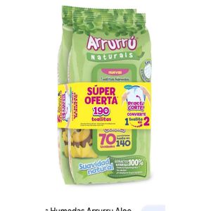 Toalla De Arrurru Aloe  Pack 190 Ud