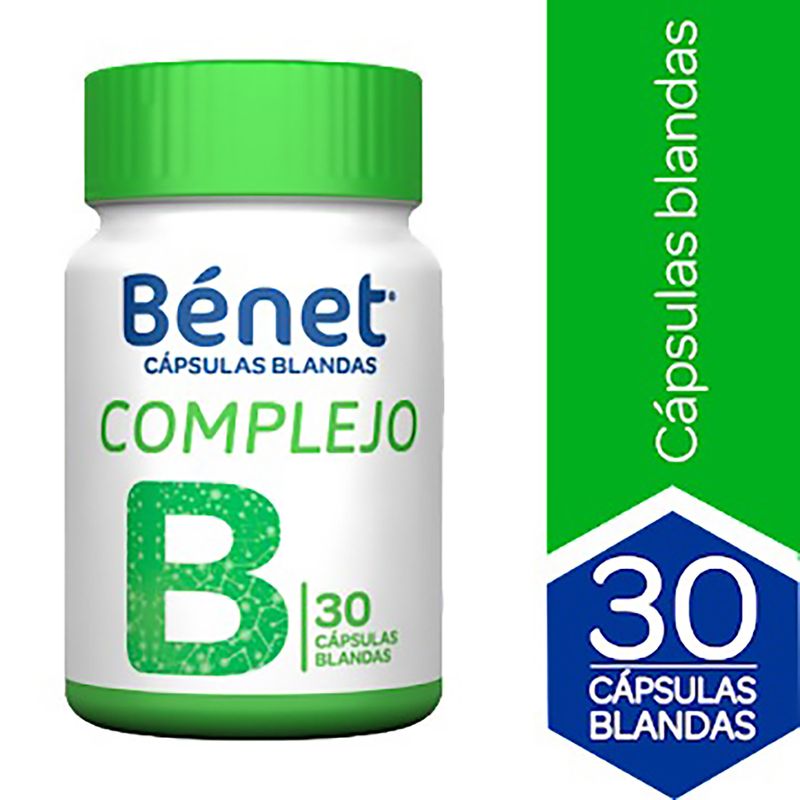 Benet-Complejo-B--Vitamina--30-Capsulas-Blandas