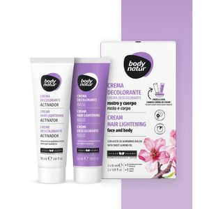 Crema Decolorante Rostro Y Cuerpo Con Aceite De Almendras X 50 Ml
