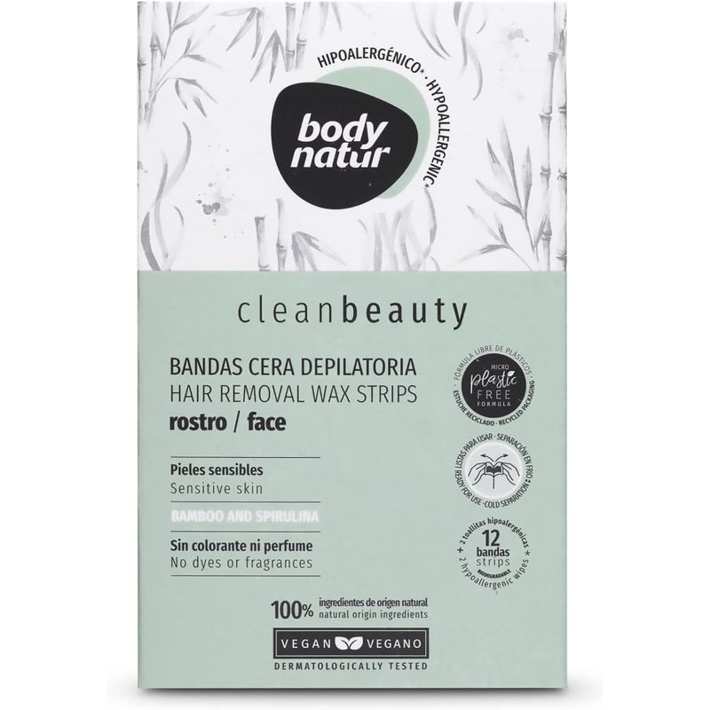 Bandas-Cera-Depilatoria-Clean-Beauty-Rostro-Con-Bambu-T-Spirulina---2-Toallas-