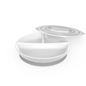 Twistshake Plato Divided Plato 6 Meses Color Blanco