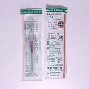 Cateter Introcan 20G X 1/1/4