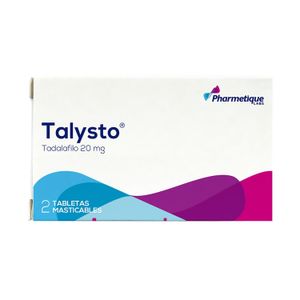 Talysto (Tadalafilo) 20 Mg 2 Tabletas Ls