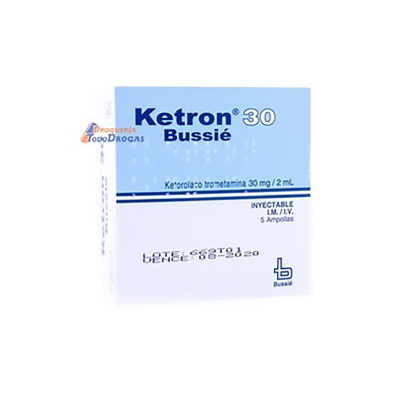 Ketron--Ketorolaco--30Mg-2Ml-X-5Amp.Bss