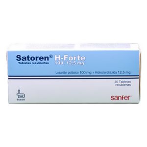 Satoren H (Losartan-Hidro) Forte 100/12.5 X 30Tab Bs