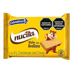 Galletas Nucita Wafer X  81 G