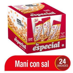 Mani Con Sal La Especial 50 Gr Caja X 24 Und