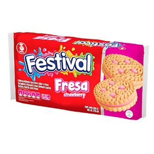 Galleta Festival Fresa X 6 Galletas (Paquete X 12 Und)