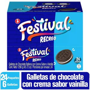 Galletas Festival Recreo Caja X 24Und