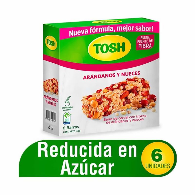 Barra-Cereal-Tosh-Aran.Y-Nuec-23G-X-6-Uds