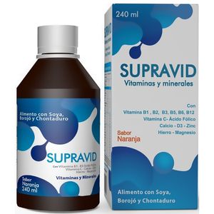 Supravid Vitaminas Y Minerales Sabor  Naranja X 240Ml