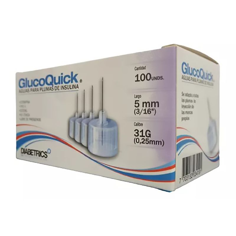 Aguja-Pluma-Insulina-4Mm-X-31G-Cajax100-Glucoquick