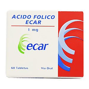 Acido Folico 1Mg/Ml X 25Amp Ecar
