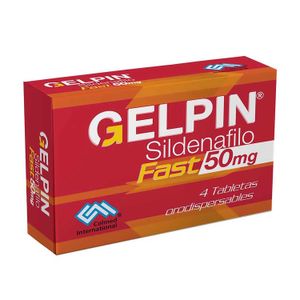 Gelpin Fast (Sildenafilo) 50 Mg 4 Capsulas Pc