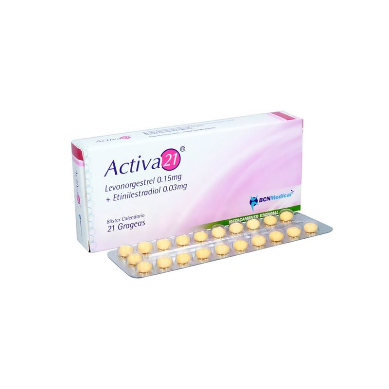 Activa-21-Levono-Etinil--X-21Grageas.Bcn