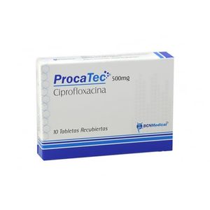 Procatec 500Mg (Ciprofloxacino)X 10Tab.Bcn