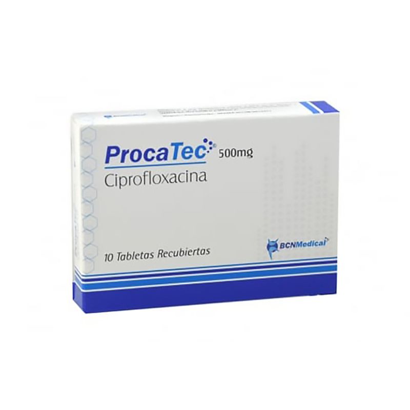 Procatec-500Mg--Ciprofloxacino-X-10Tab.Bcn