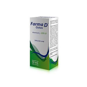 Farma D (Vit.D.) 200 Gotas X 10 Ml