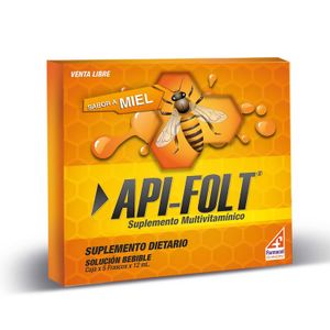 Api-Folt Multivit.10Ud (Vitaminas) X12Ml