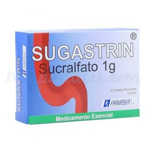 Sugastrin (Sucralfato) X 20Tab