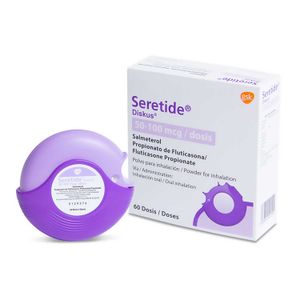 Seretide Diskus (Flutica-Salmet) 50/100Mcg X 60Ds.Gsk
