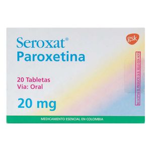 Seroxat (Paroxetina) 20Mg X 20Tab.Gsk
