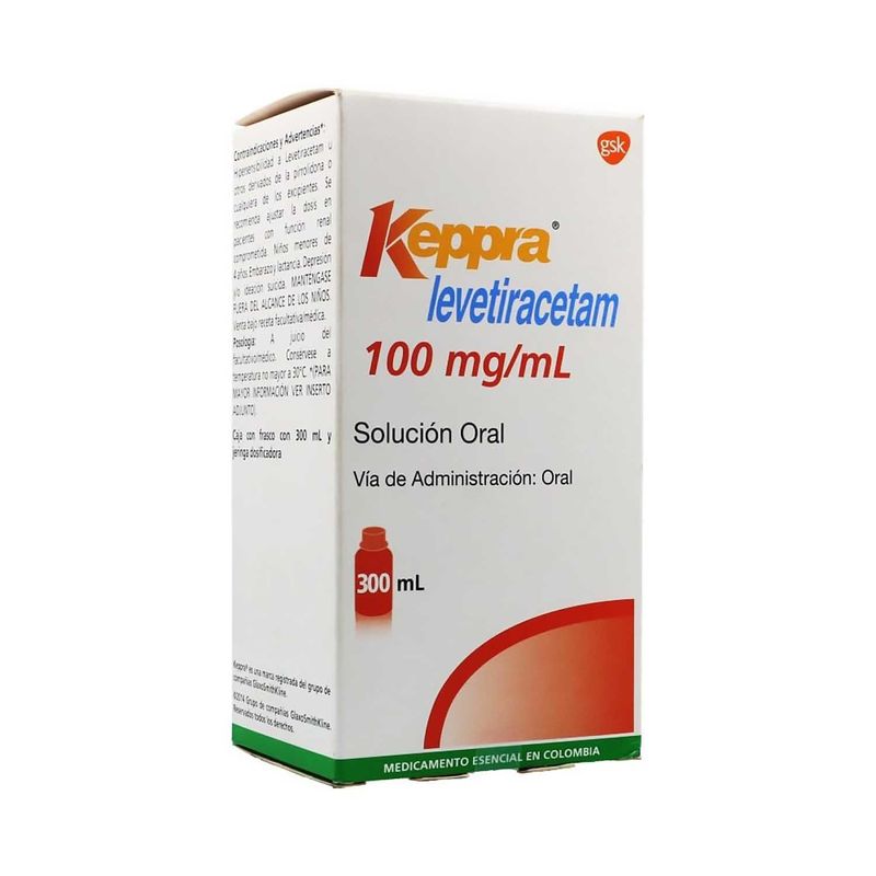 Keppra--Levetiracetam--100Mg-Sol-X-300Ml.Gsk