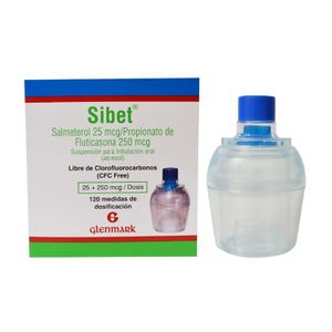 Sibet X 25/250Mcg (Salme-Flutica) Inhald.120 Dosis