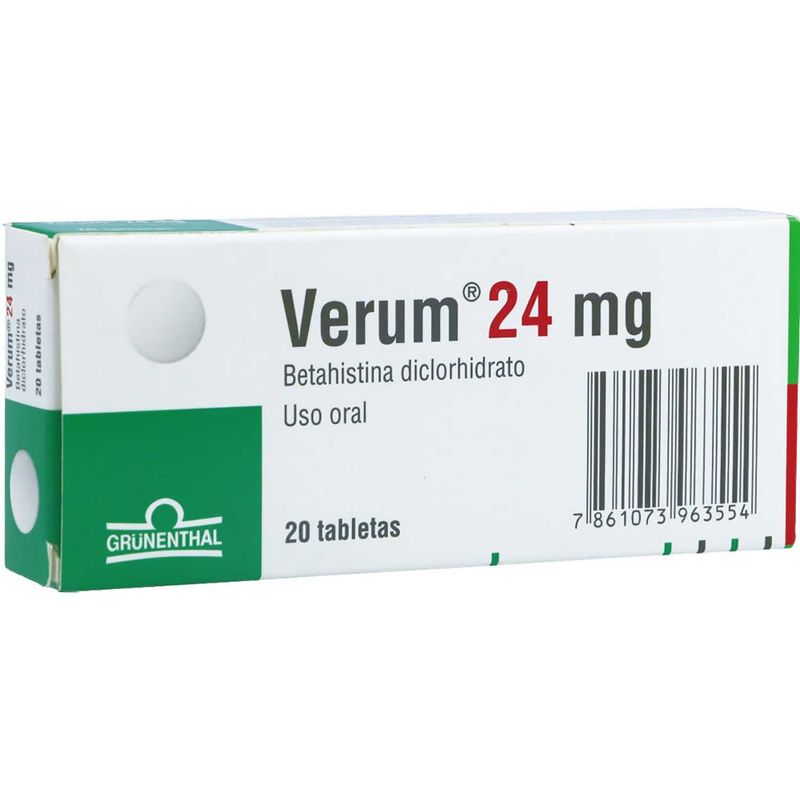 Verum--Betahistina--24Mg-X-20-Tab.Gru