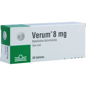 Verum (Betahistina) 8 Mg X 30 Tab