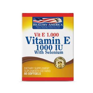 Vitamin E 1000 Iu With Selenium X 60 Cap