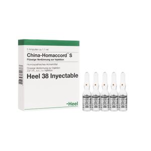 China- Homaccord S Heel 38 Inyectable X 5 Ampollas.